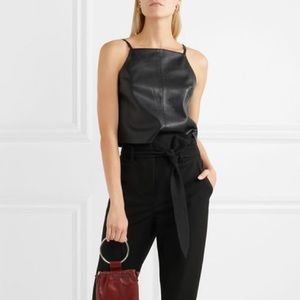 Nanushka faux leather Kate top